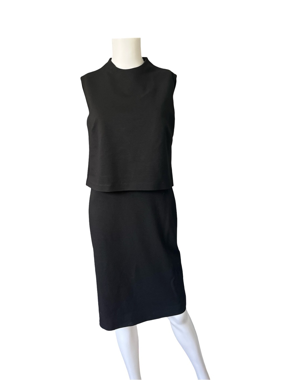 Diane von Furstenberg Tali Dress Popover Bodice Black Neutral Womens Size 6